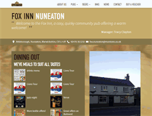Tablet Screenshot of foxinnpub.co.uk